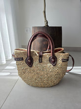 Charger l'image dans la galerie, Sac à main en palmier tressé