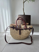 Charger l'image dans la galerie, Sac à main en palmier tressé