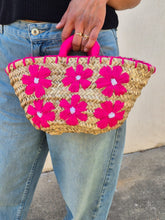 Charger l&#39;image dans la galerie, Panier « fleurs rose »
