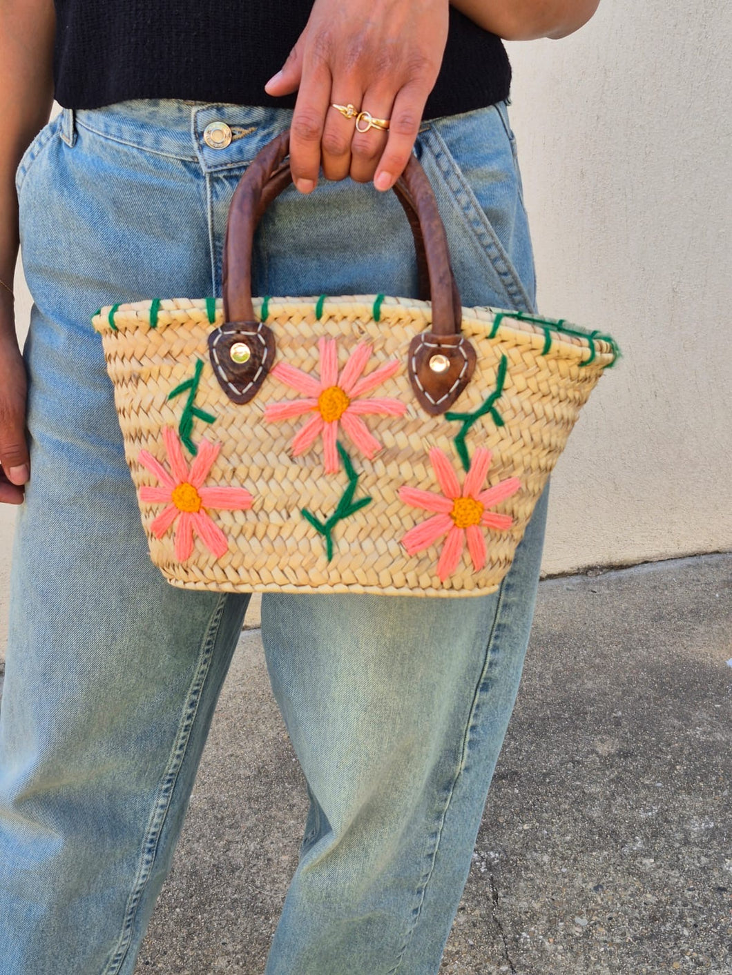 Panier fleurs « Louna »
