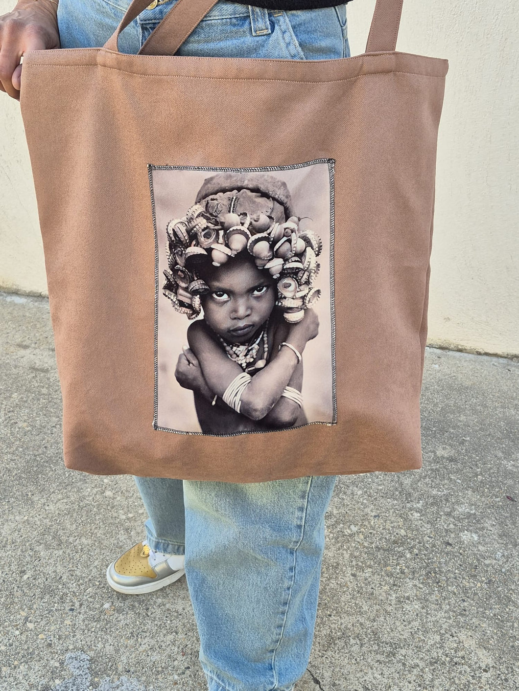 Sac en velours coton