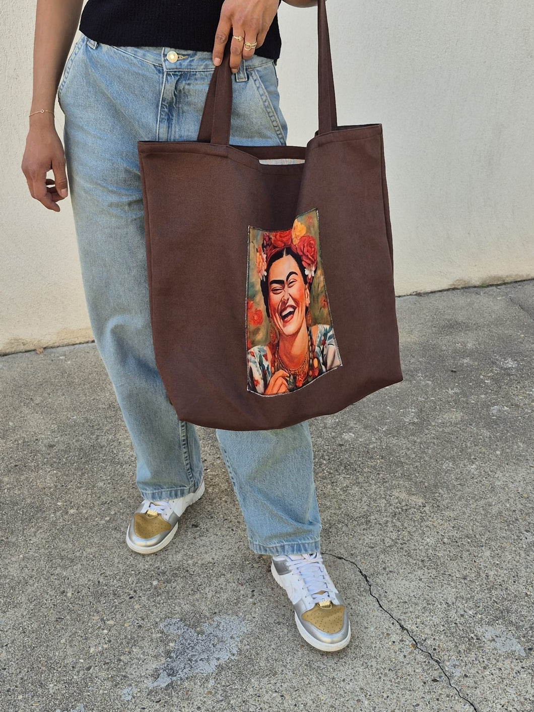 Sac en velours coton