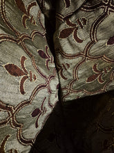 Charger l&#39;image dans la galerie, Sac en coton velours et cuir
