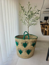 Charger l&#39;image dans la galerie, Panier cabas feuilles brodées 🌵
