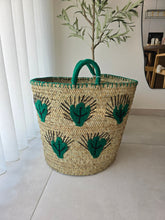Charger l&#39;image dans la galerie, Panier cabas feuilles brodées 🌵
