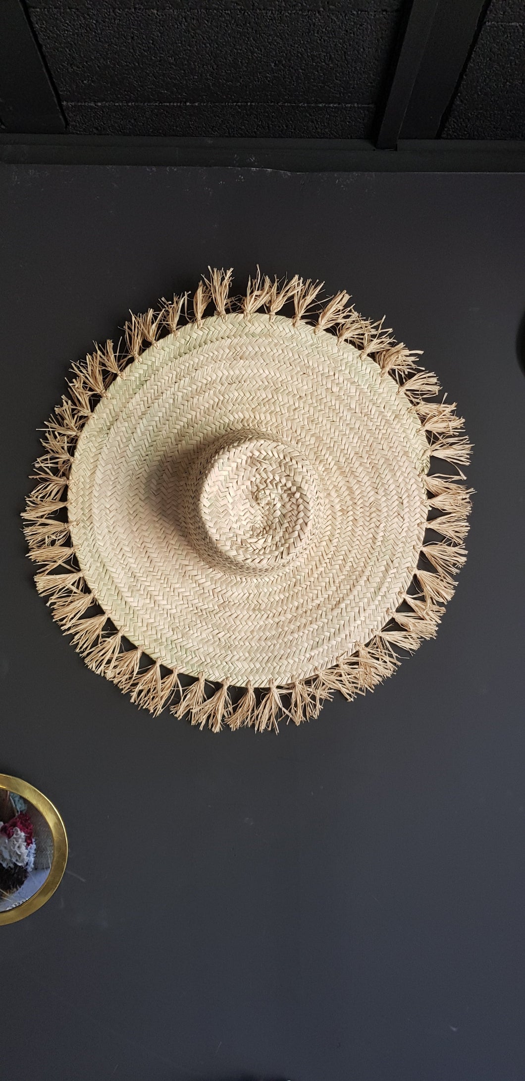 Chapeau paille et raffia L