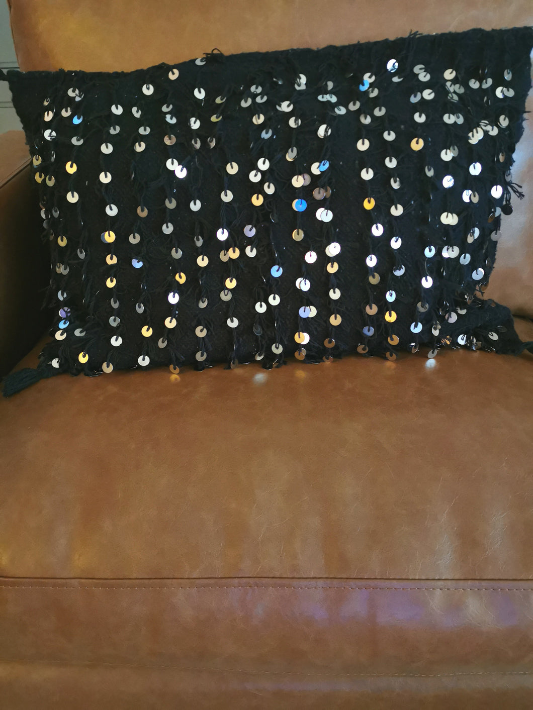 Coussin handira sequins