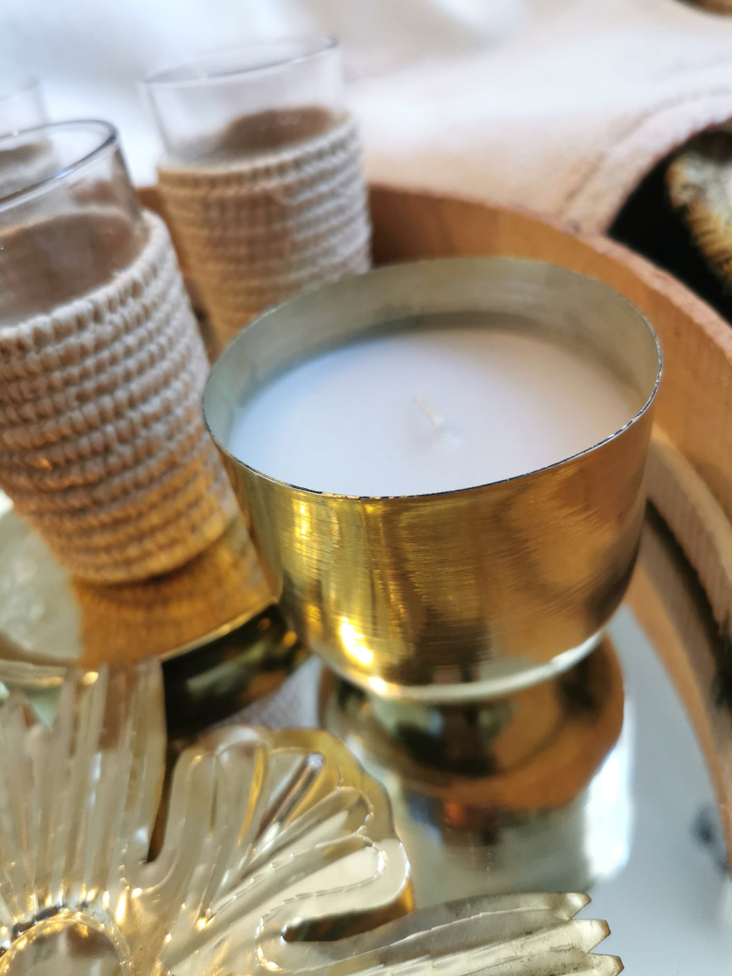 Bougie ronde parfumée