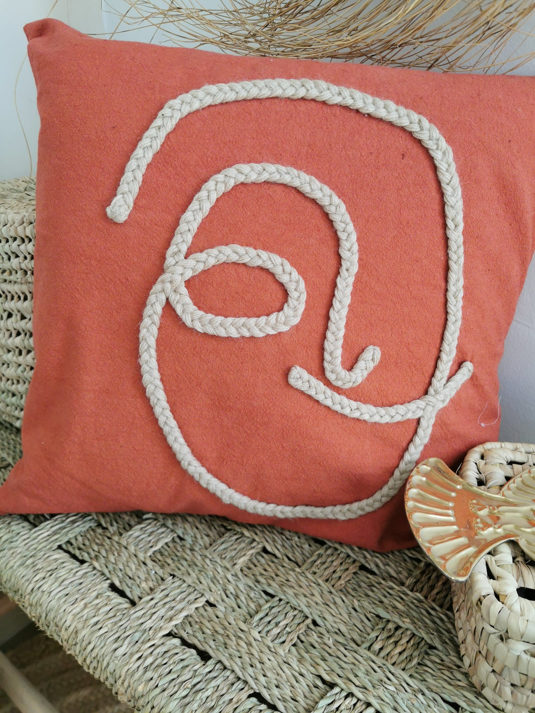 Housse de coussin visage