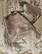 Charger l&#39;image dans la galerie, Sac en cuir et  daim vieux rose
