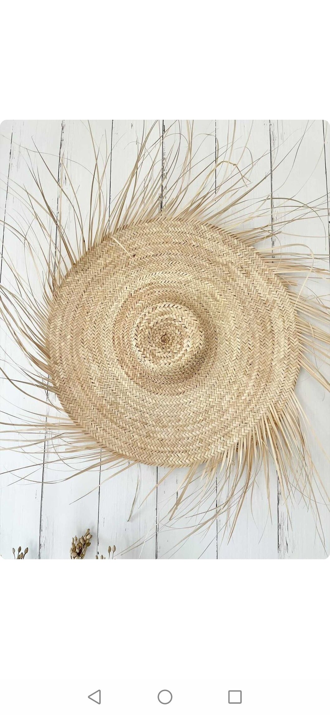 Chapeau paille