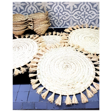 Charger l&#39;image dans la galerie, Set de table paille et raffia
