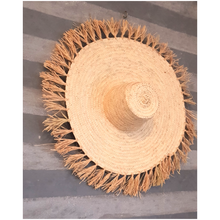 Charger l&#39;image dans la galerie, Chapeau paille et raffia XL
