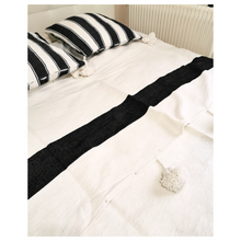 Charger l&#39;image dans la galerie, Housse de Coussin blanc/gris foncé
